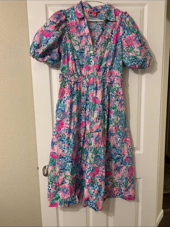 Lilly Pulitzer Dresses & Skirts - Lilly Pulitzer Midi Shirt Dress